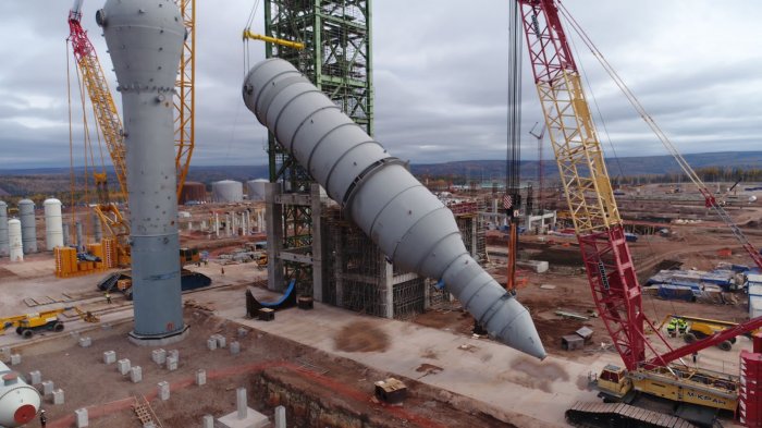 АО «ОмЗМ-МЕТАЛЛ» продолжает активную поставку металлоконструкций для строительства Иркутского завода полимеров