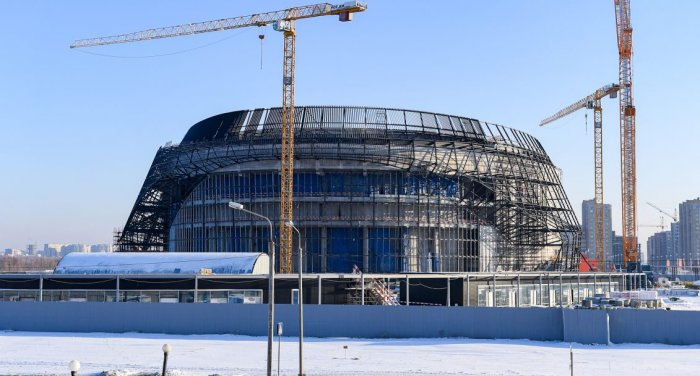 ОмЗМ-МЕТАЛЛ  успешно завершило  поставку металлоконструкций для строительства  многофункционального спортивного комплекса «Аре́на-Омск».