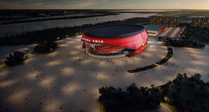 АО «ОмЗМ-МЕТАЛЛ» поставит металлоконструкции для строительства многофункционального спортивного комплекса «Аре́на Омск»  на 12000 зрителей