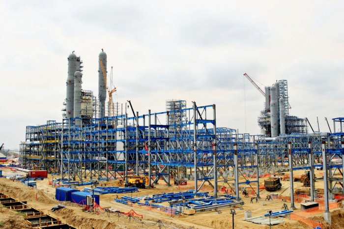 Строительство Амурского газоперерабатывающего завода выполнено  на 85,44%